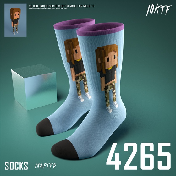 Meebit Crew Socks #4265