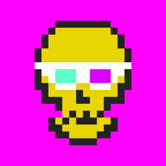 Cyber CryptoSkull #1210