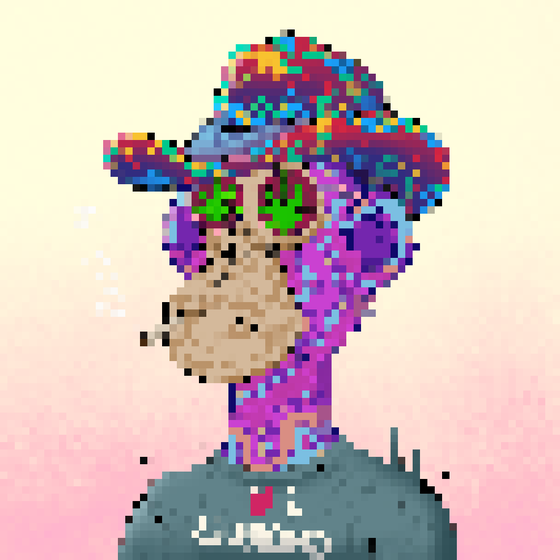 Trippin' Pixel Ape #2475