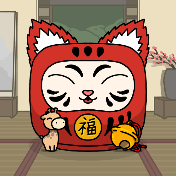 Neko Daruma #367