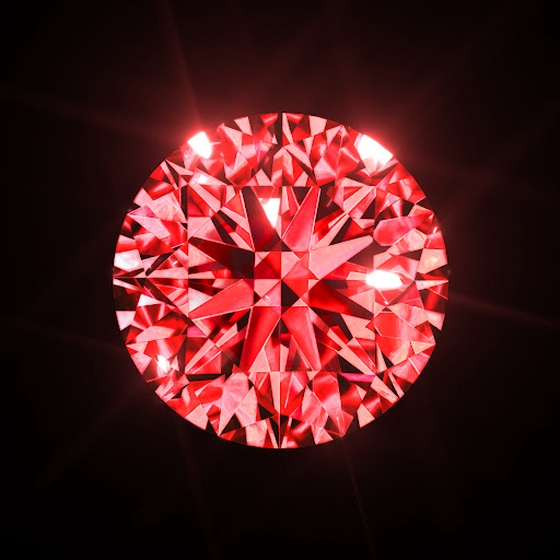 Passion | Round Red Diamond