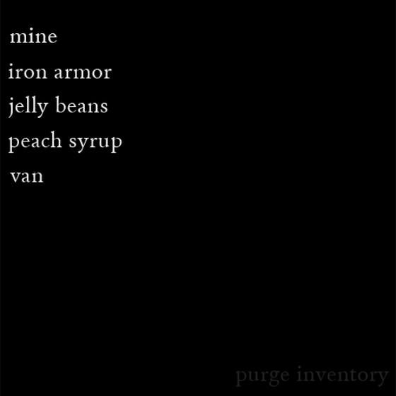Purge Inventory #4959