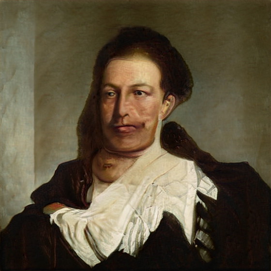 Portrait of A Man With Blouses