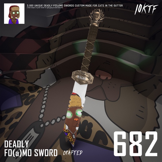 Gutter Deadly FO(a)MO Sword #682