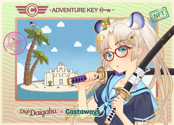 DigiDaigaku Genesis Adventure Key Castaways #753 - Hannah