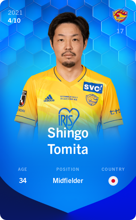 Shingo Tomita 2021-22 • Super Rare 4/10