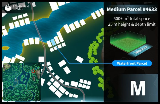 Medium #4633 (M) parcel in Somnium Space