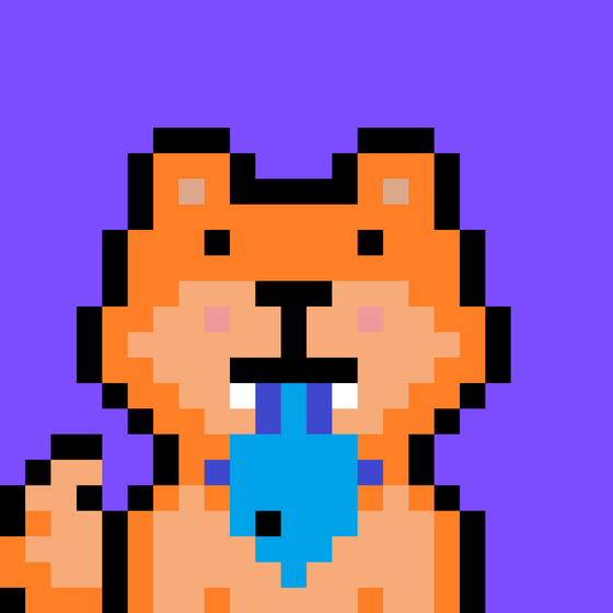 Pixelated Shiba Inu #3532