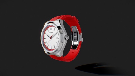 White Red Allegro Watch