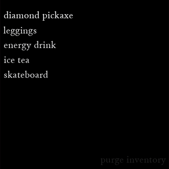 Purge Inventory #2147
