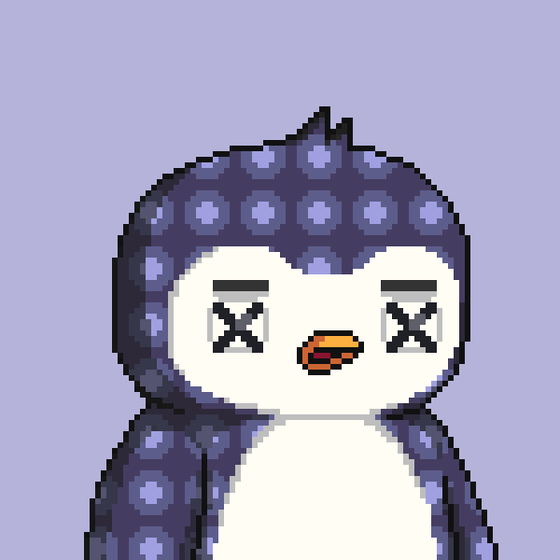 Pudgy Peaceful Penguin #3695