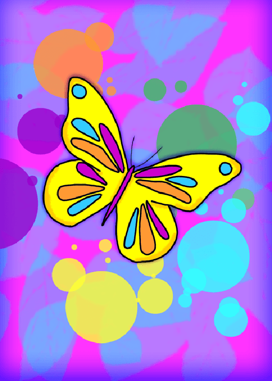 Neon Butterfly #4