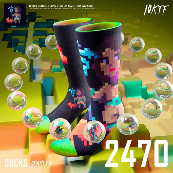 Wizard Crew Socks #2470