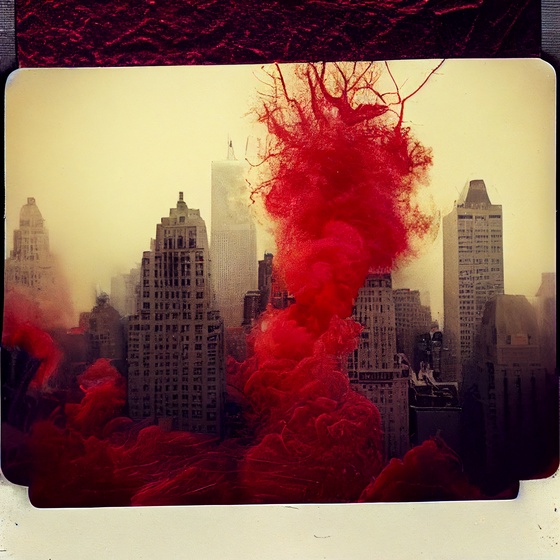 Crimson Smoke Takes Over New York City