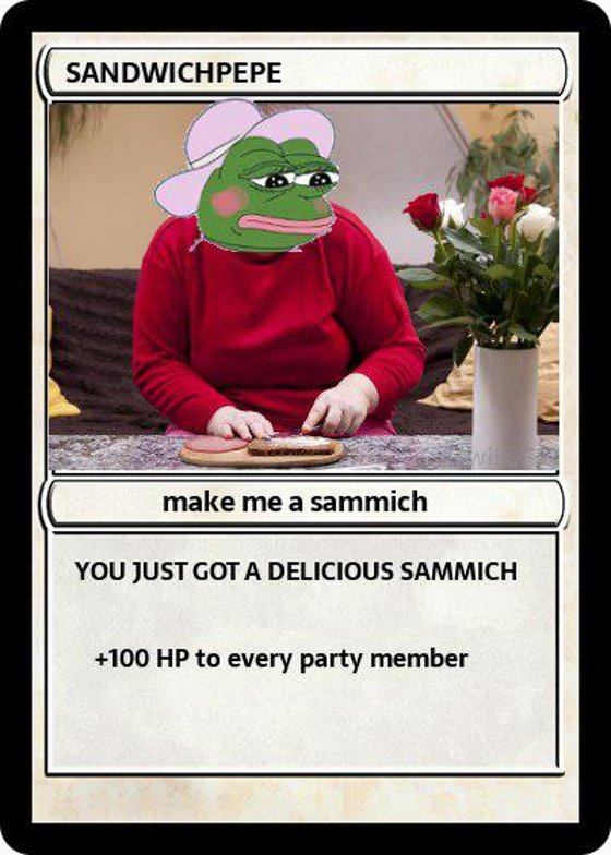 SANDWICHPEPE- Series 3, Card 27