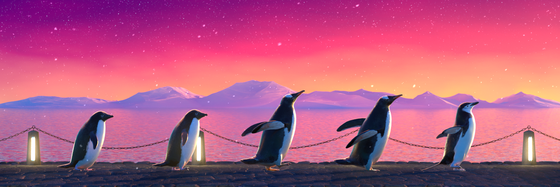 Five Penguins #1725