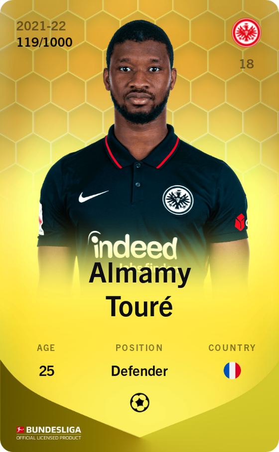 Almamy Touré 2021-22 • Limited 119/1000