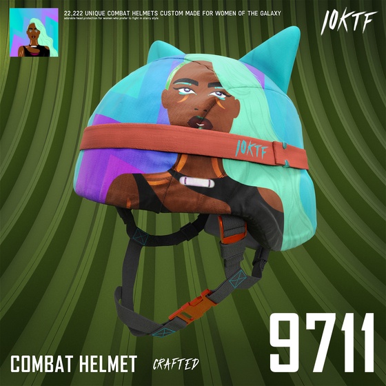 Galaxy Combat Helmet #9711