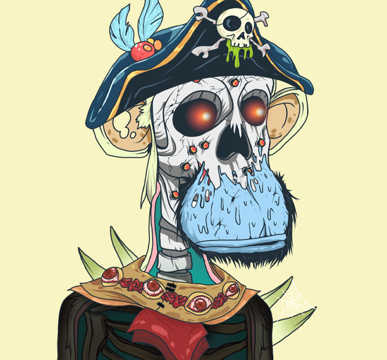 Skull APE YachtClub#5138