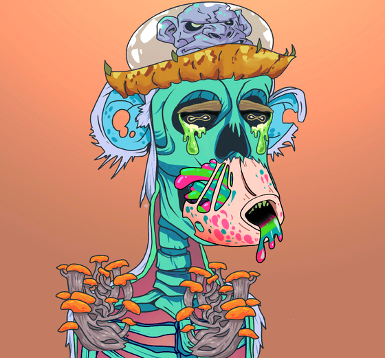 Skull APE YachtClub#1023