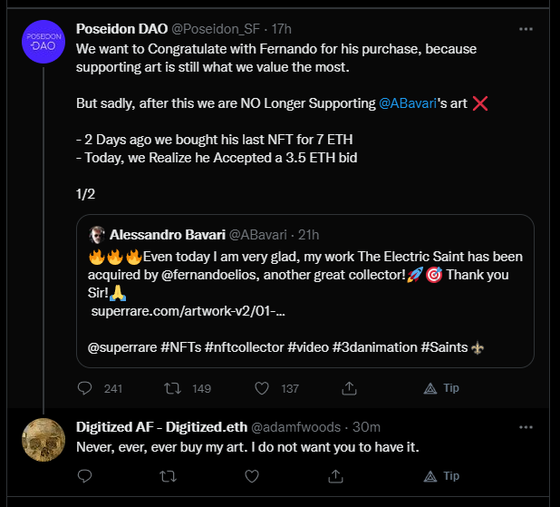 A DIGITAL NFT TWITTER SNAPSHOT OF HOW SHITTY THE COLLECTOR SPACE HAS ACTUALLY BECOME.
