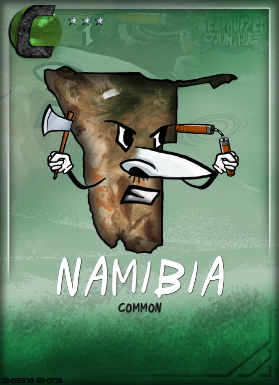 Weaponized Countries #3378 Namibia