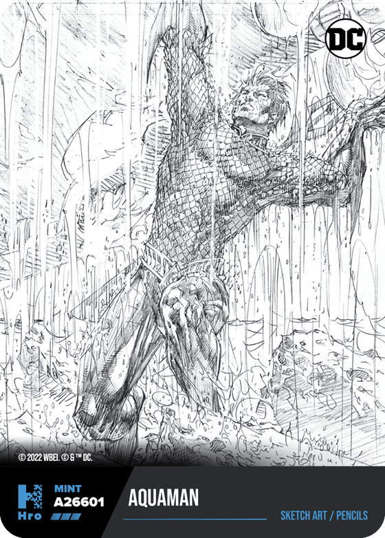 A26601 2022 Sketch Art / Pencils Aquaman