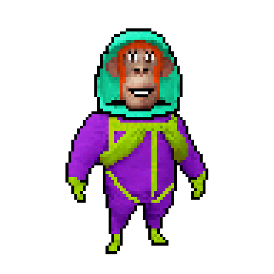 Pixel Radioactive Ape #707