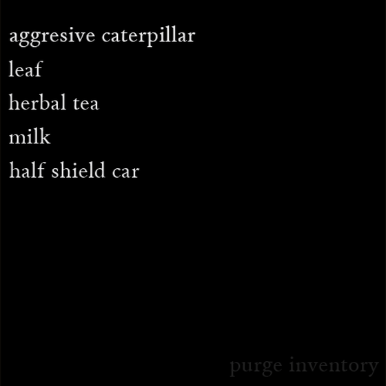 Purge Inventory #4499