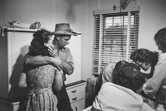 Country Doctor - Dr. Ernest Ceriani Examines Girl Kicked in Head by Horse as Her Parents Watch in Anguish