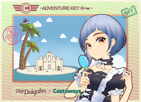 DigiDaigaku Genesis Adventure Key Castaways #1080 - Ingrid