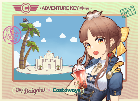 DigiDaigaku Genesis Adventure Key Castaways #350 - Flannery