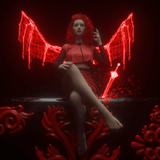 The Queen In Red 
