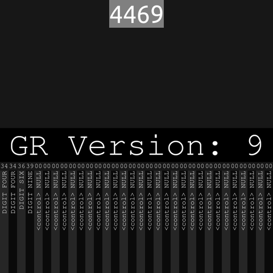 4469 (GR version 9)