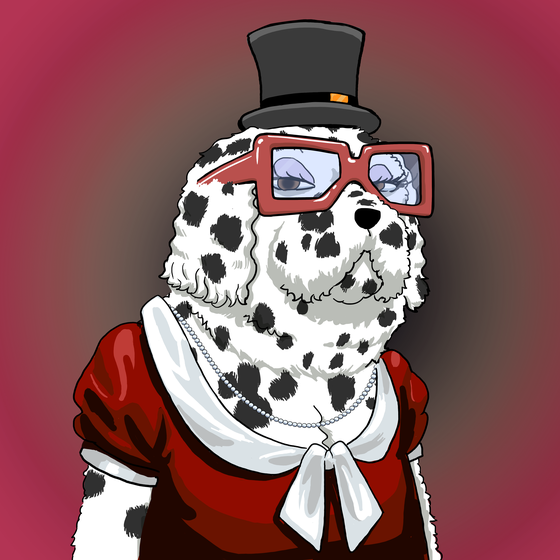 Mrs. Jemima Barkington, the Well-Dressed Poodle