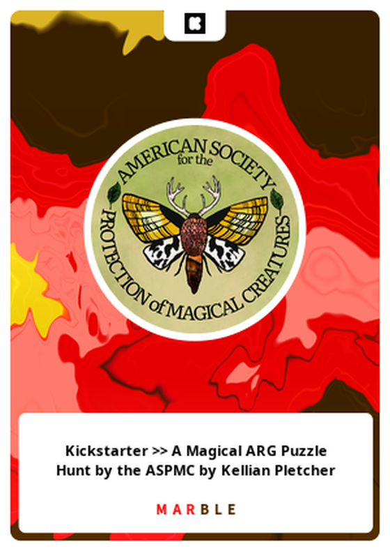 Kickstarter >> A Magical ARG Puzzle Hunt by the ASPMC by Kellian Pletcher