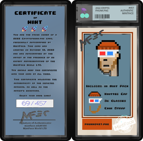 Certificate of Mint #35/457