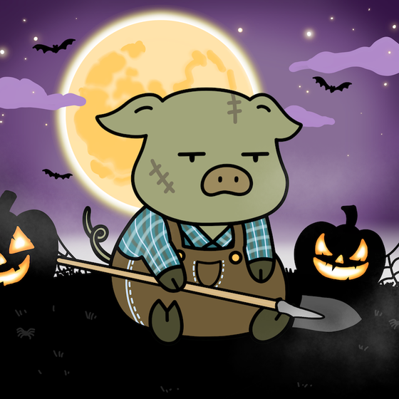 Zombie Piggie Palz #370 - Patrick