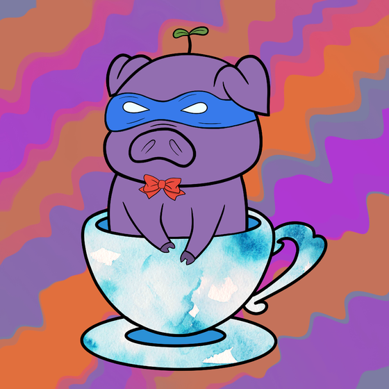 Lucky Teacup Piggy Club #1572