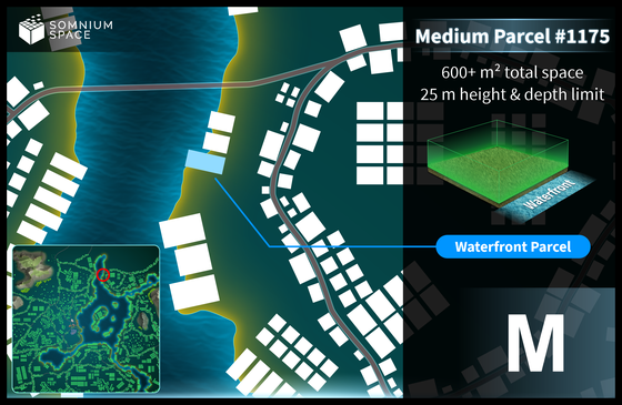 Medium #1175 (M) parcel in Somnium Space