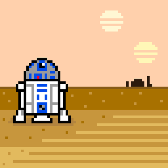 R2-D2 on Tatooine