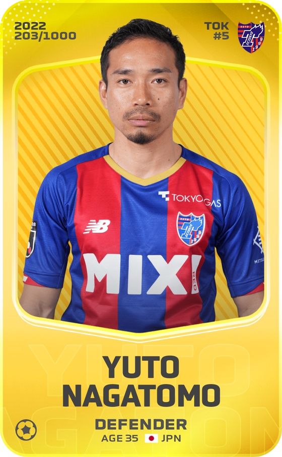 Yuto Nagatomo 2022-23 • Limited 203/1000