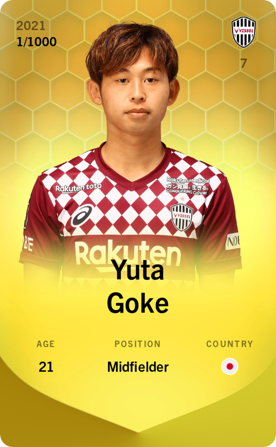 Yuta Goke 2021-22 • Limited 1/1000