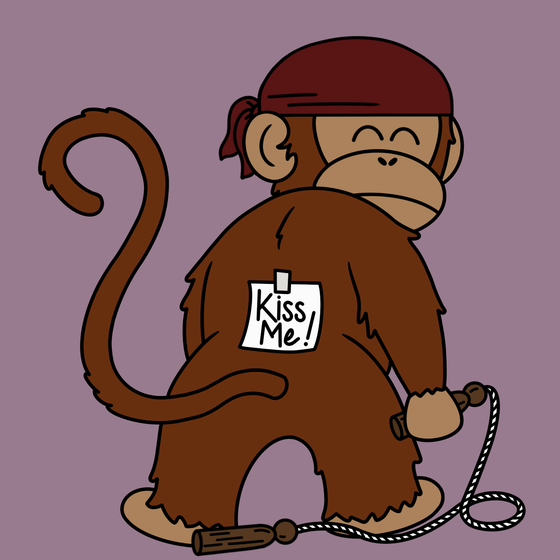 Kiss Me Monkey #5220