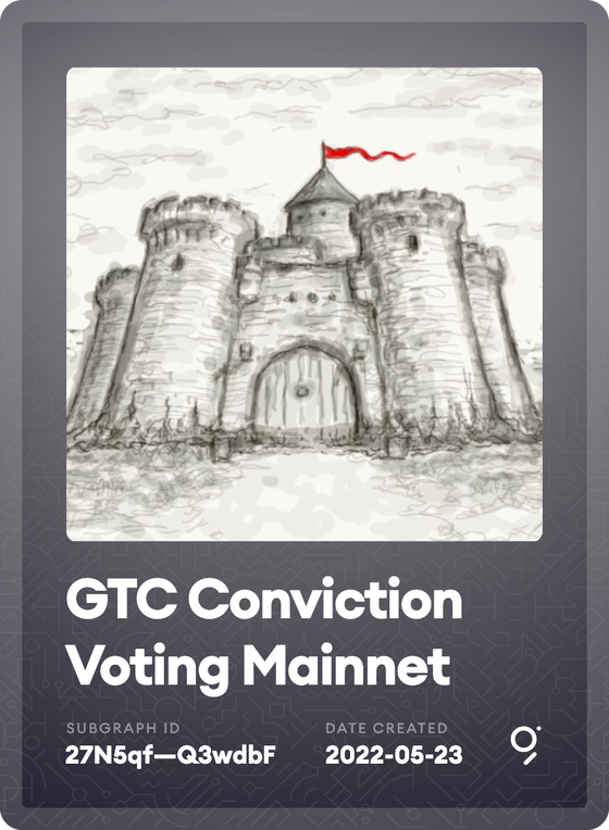 GTC Conviction Voting Mainnet Subgraph
