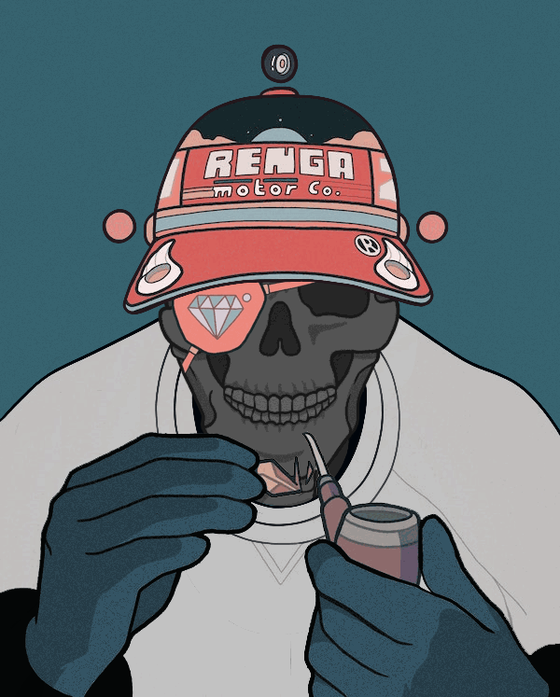 SKULL RENGA #1728