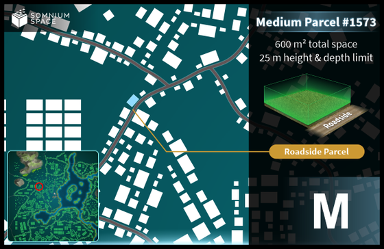 Medium #1573 (M) parcel in Somnium Space