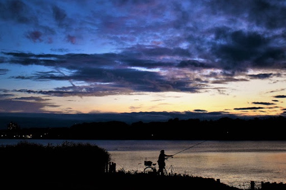 Night fishing on Lake Sanaru