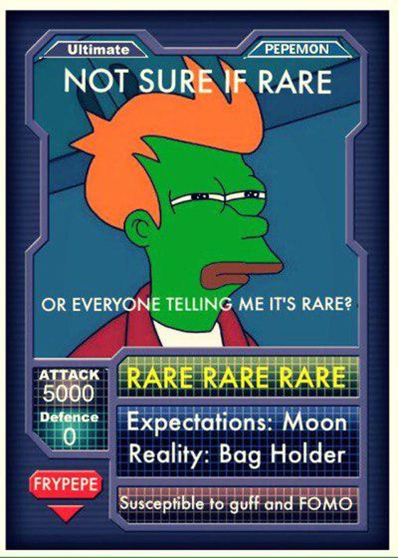 FRYPEPE Series 5, Card 44 500 issued
