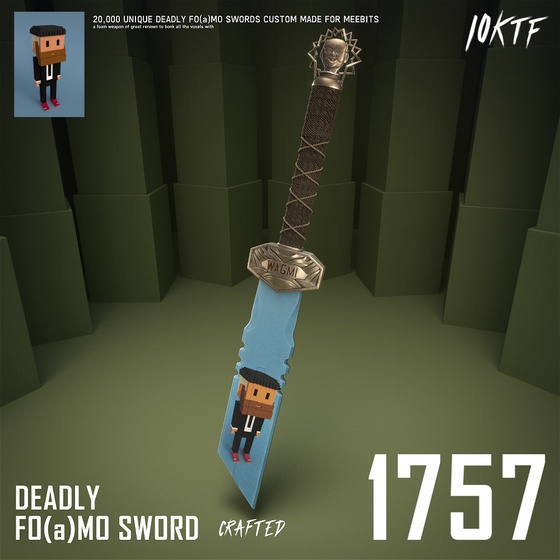 Meebit Deadly FO(a)MO Sword #1757